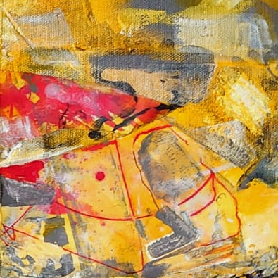 tectonic - Art work by Kirsten Mortimer